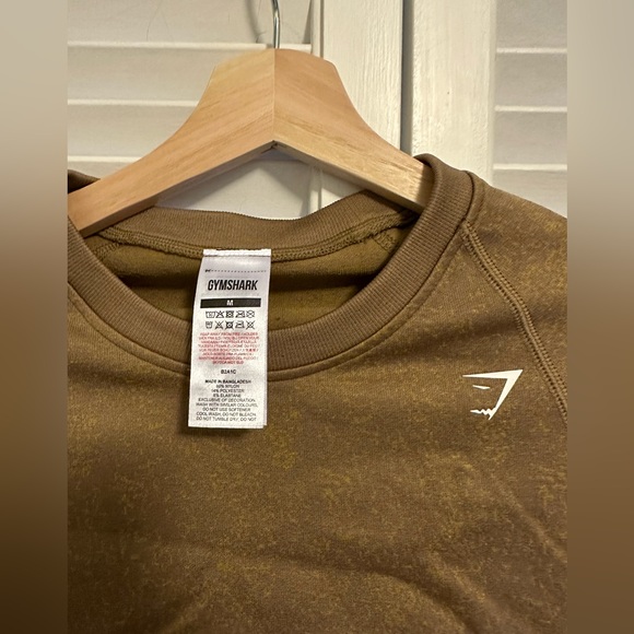 GYMSHARK ADAPT FLECK SEAMLESS LONG SLEEVE CROP TOP - Picture 8 of 9